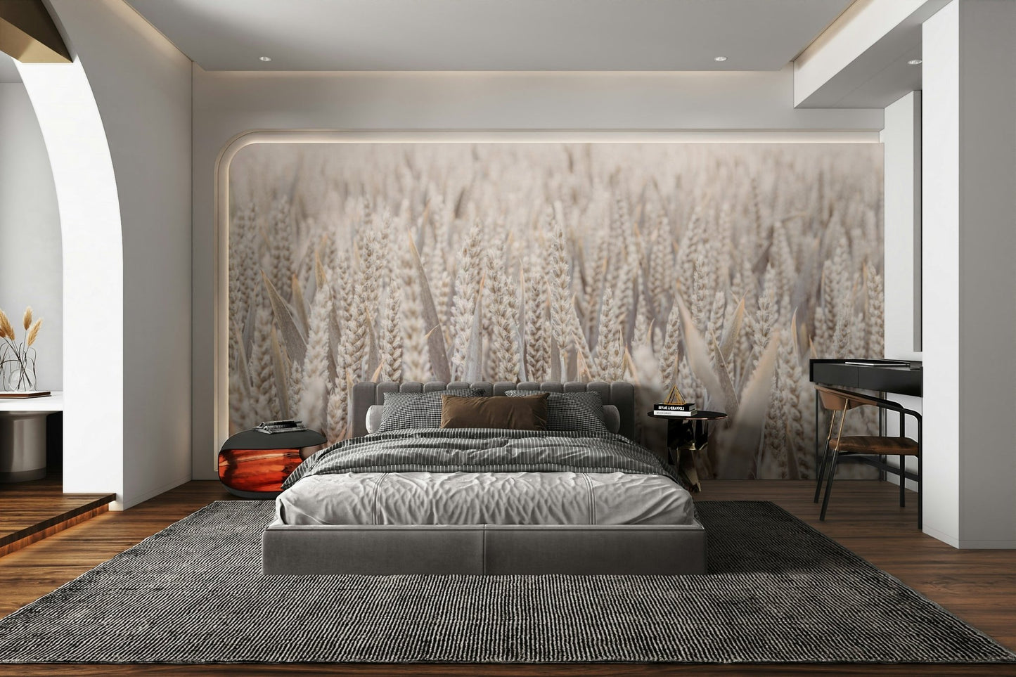 Inviting and calming aesthetic.

