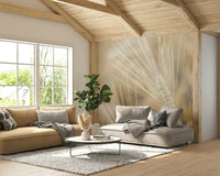 Wheat close-up mural wallpaper
