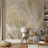 Soft beige and neutral tones
