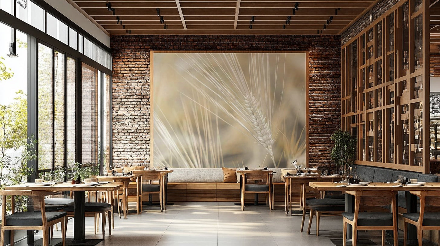 Calming natural grain wallpaper
