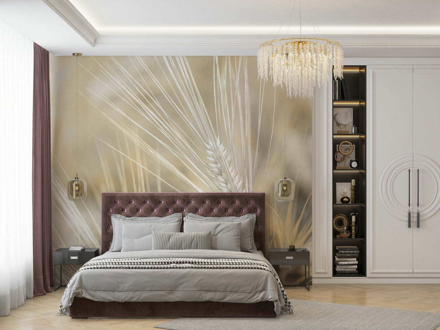 Airy and organic wallpaper texture
