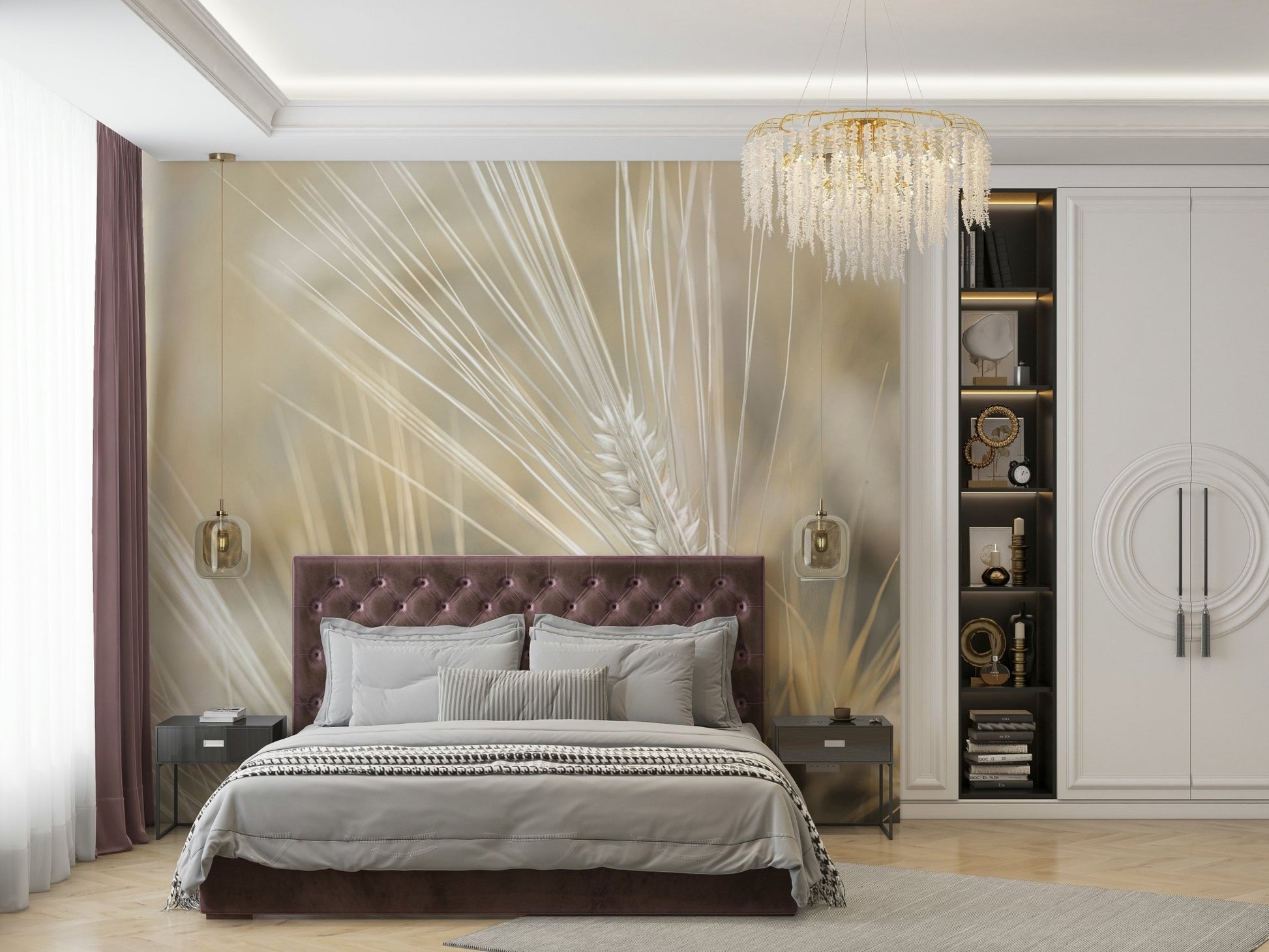 Airy and organic wallpaper texture
