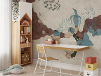 Whimsical bird paradise wallpaper for modern rooms C267