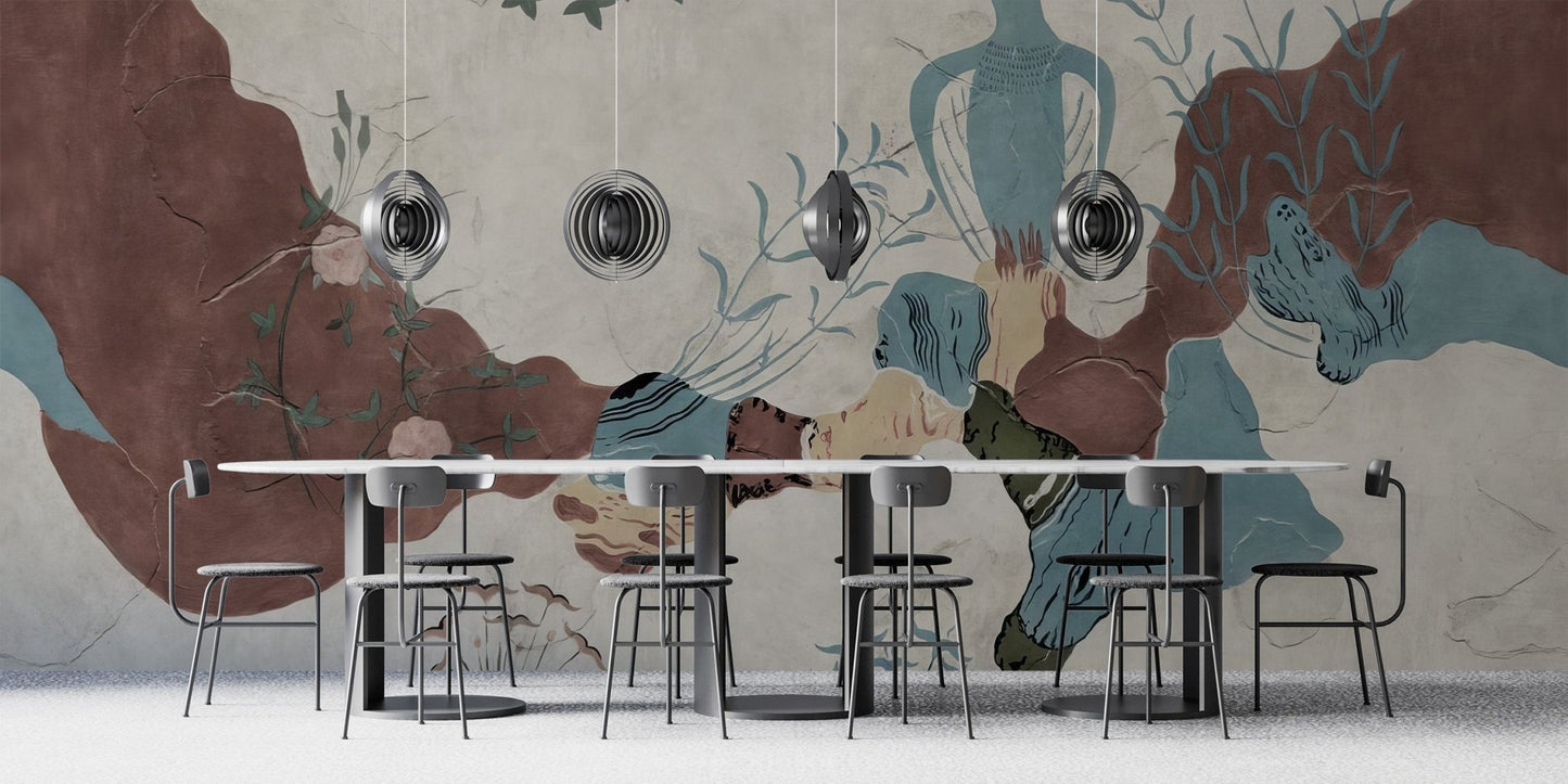 Whimsical Bird Paradise Wallpaper - Giffywalls C267