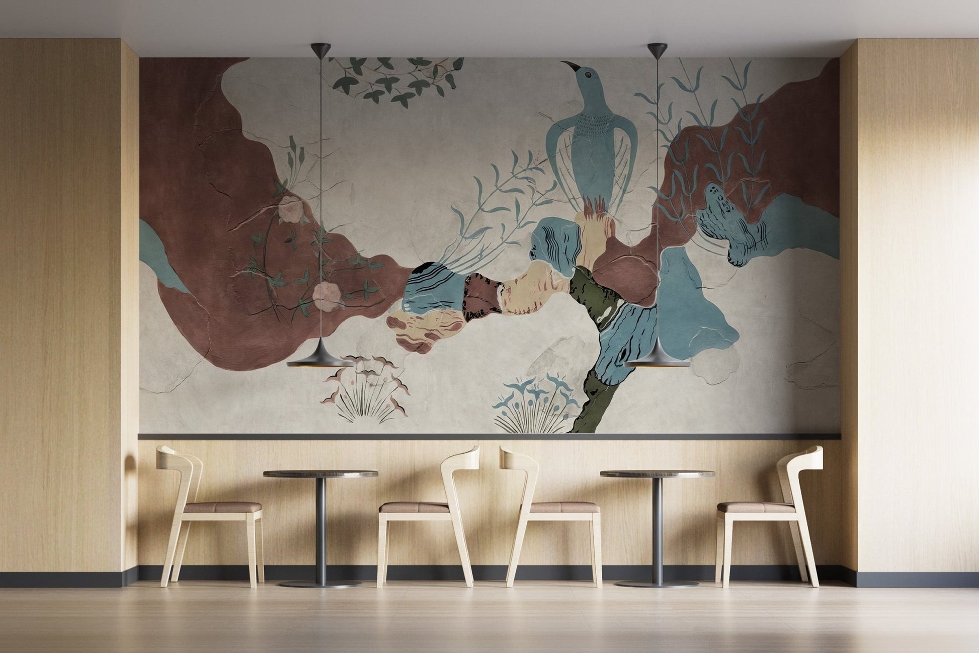 Whimsical Bird Paradise Wallpaper - Giffywalls C267