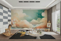 Elegant cloud wall mural for cozy, peaceful spaces.

