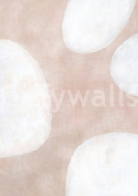 Creamy cloud shapes wallpaper art

