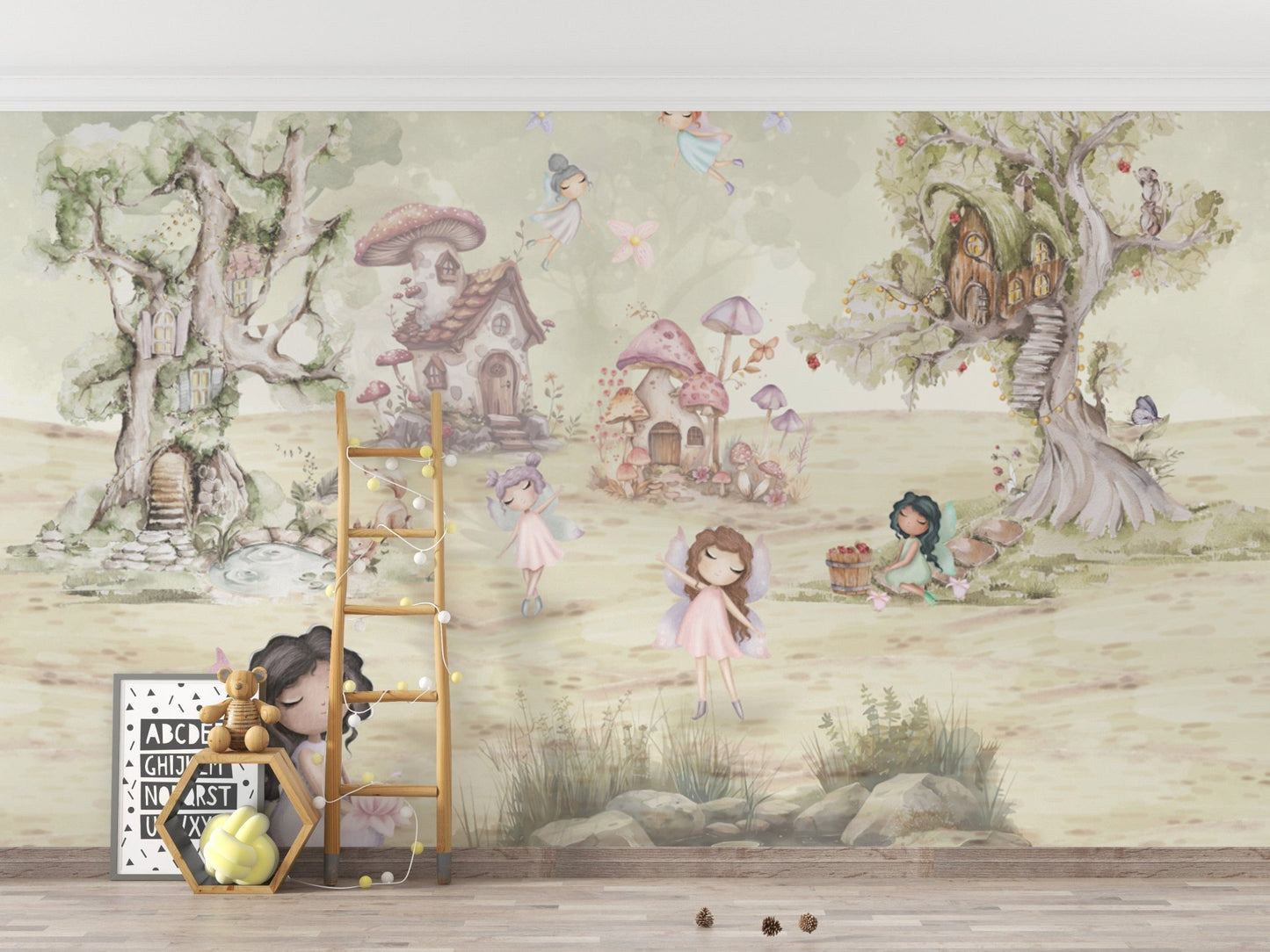 Magical forest wallpaper for kids
