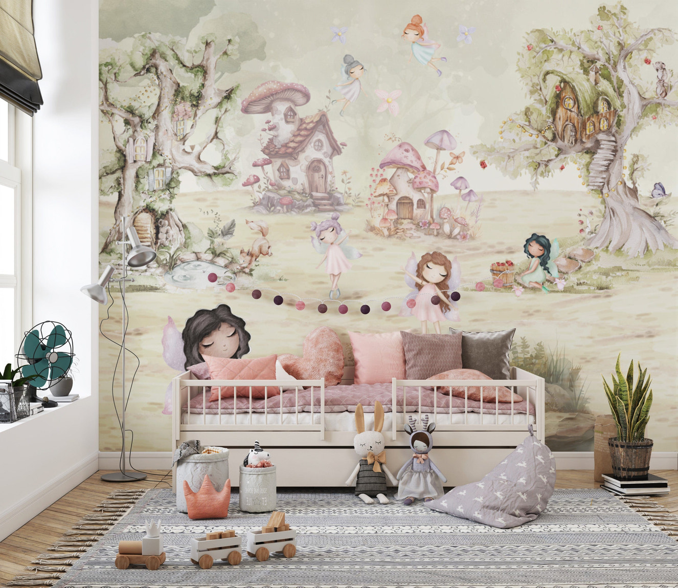 Enchanted forest fairy wallpaper
