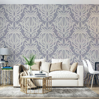 Vibrant floral design wallpaper for a cheerful atmosphere.

