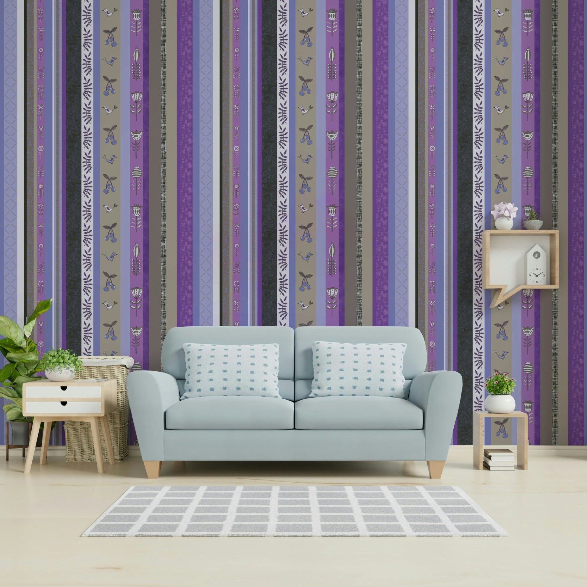 Pattern with a charming and artistic feel.

