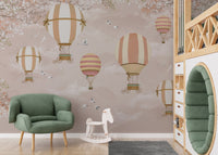 Classic hot air balloon adventure theme
 D260