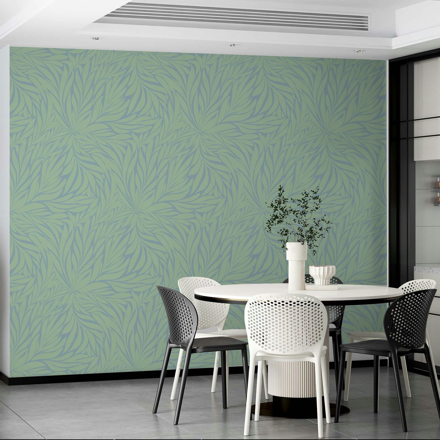 Light and playful wallpaper style


