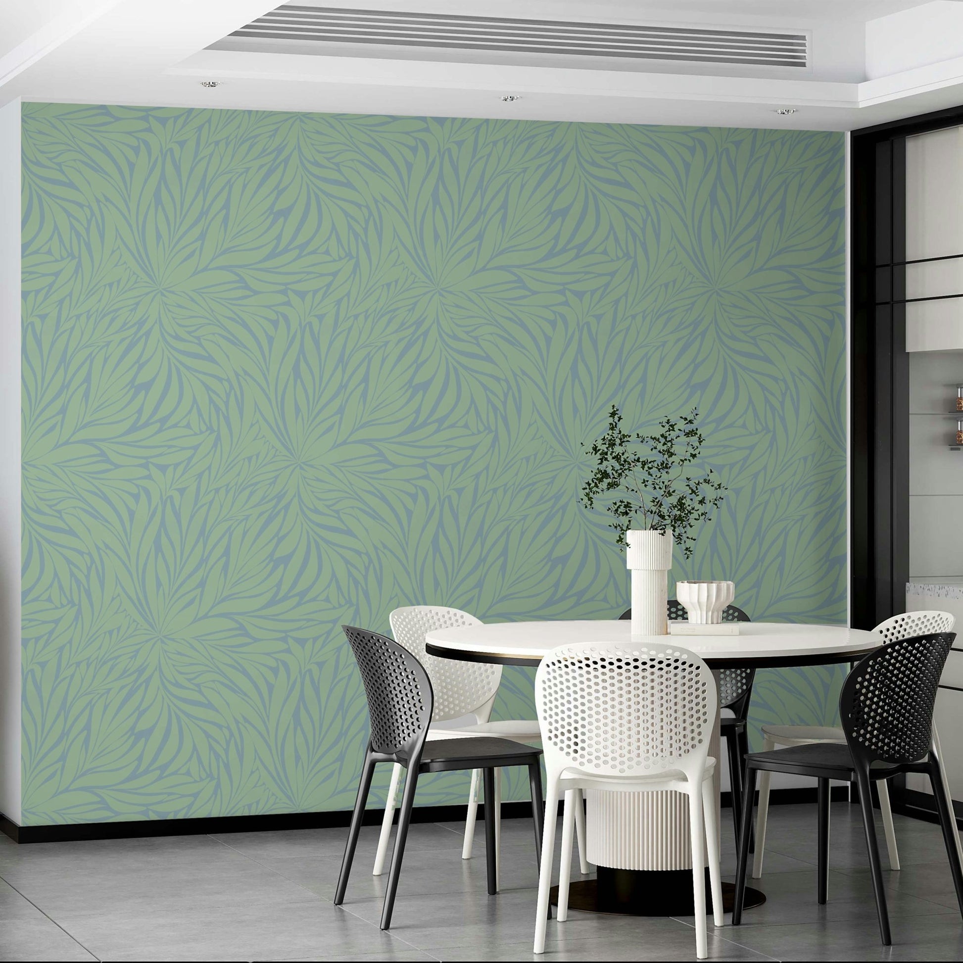 Light and playful wallpaper style

