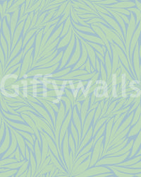 Wallpaper for walls with leaf flow

