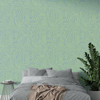 Whimsical Leaf Dance wall mural

