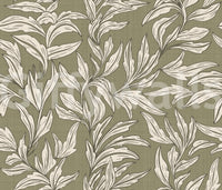 Nature theme wall mural in soft tones, GD997