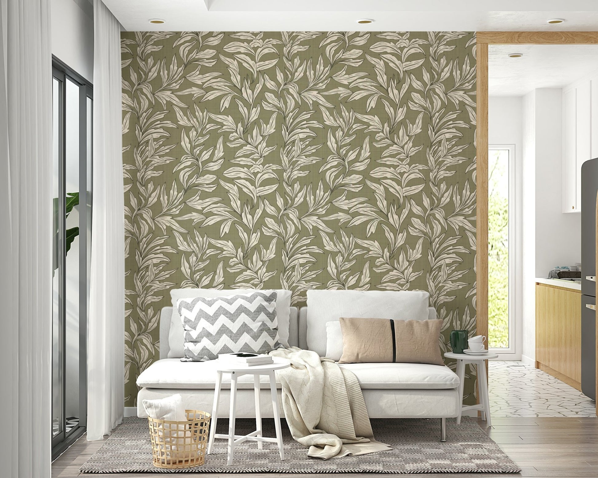 Calm nature-inspired wall mural, GD997
