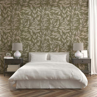 Easy wallpaper with leaf art, GD997