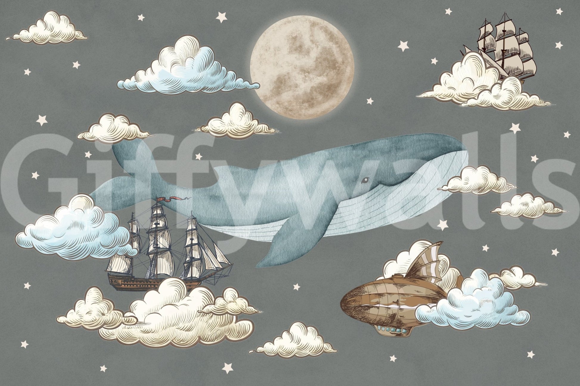 The overall mood is magical and calm.

