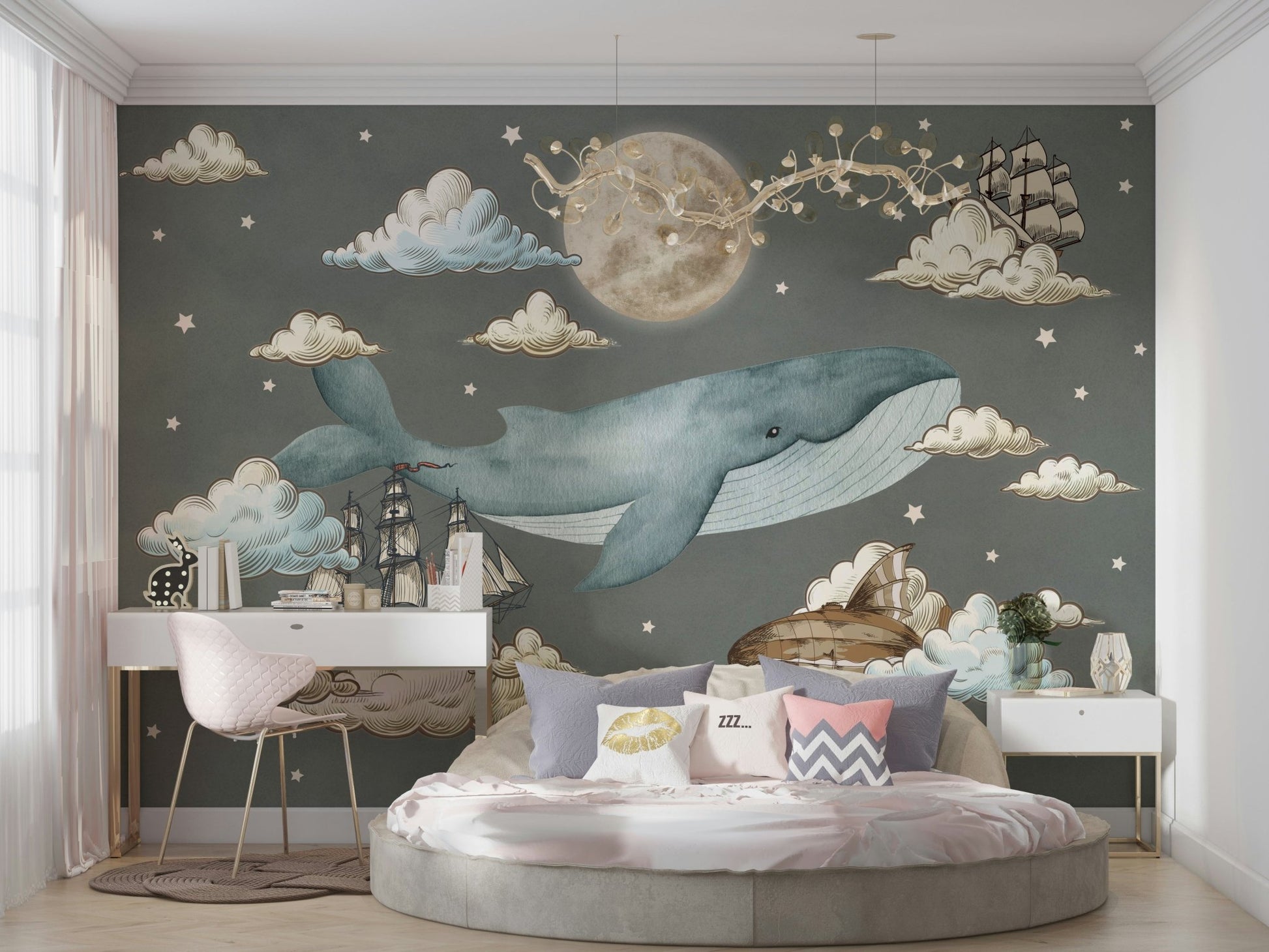 The light is soft and diffused, creating a peaceful feel.

