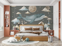 Small, white stars are visible around the moon.

