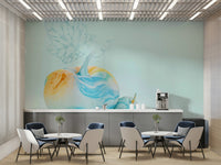 Whimsical Watercolour Pumpkins Wall Mural GD343