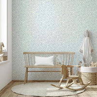 White flower wallpaper for bedroom walls

