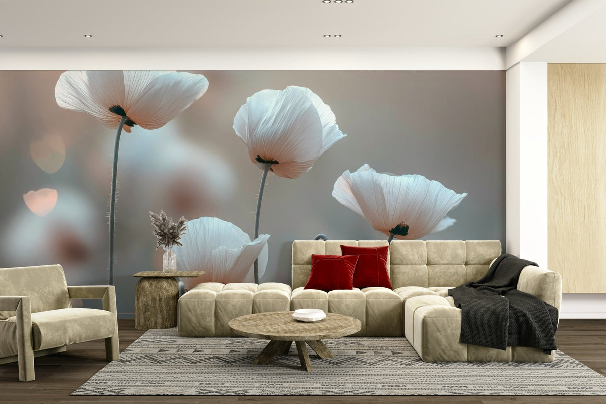 Ethereal white poppies with soft petals and graceful stems. 
GD3052

