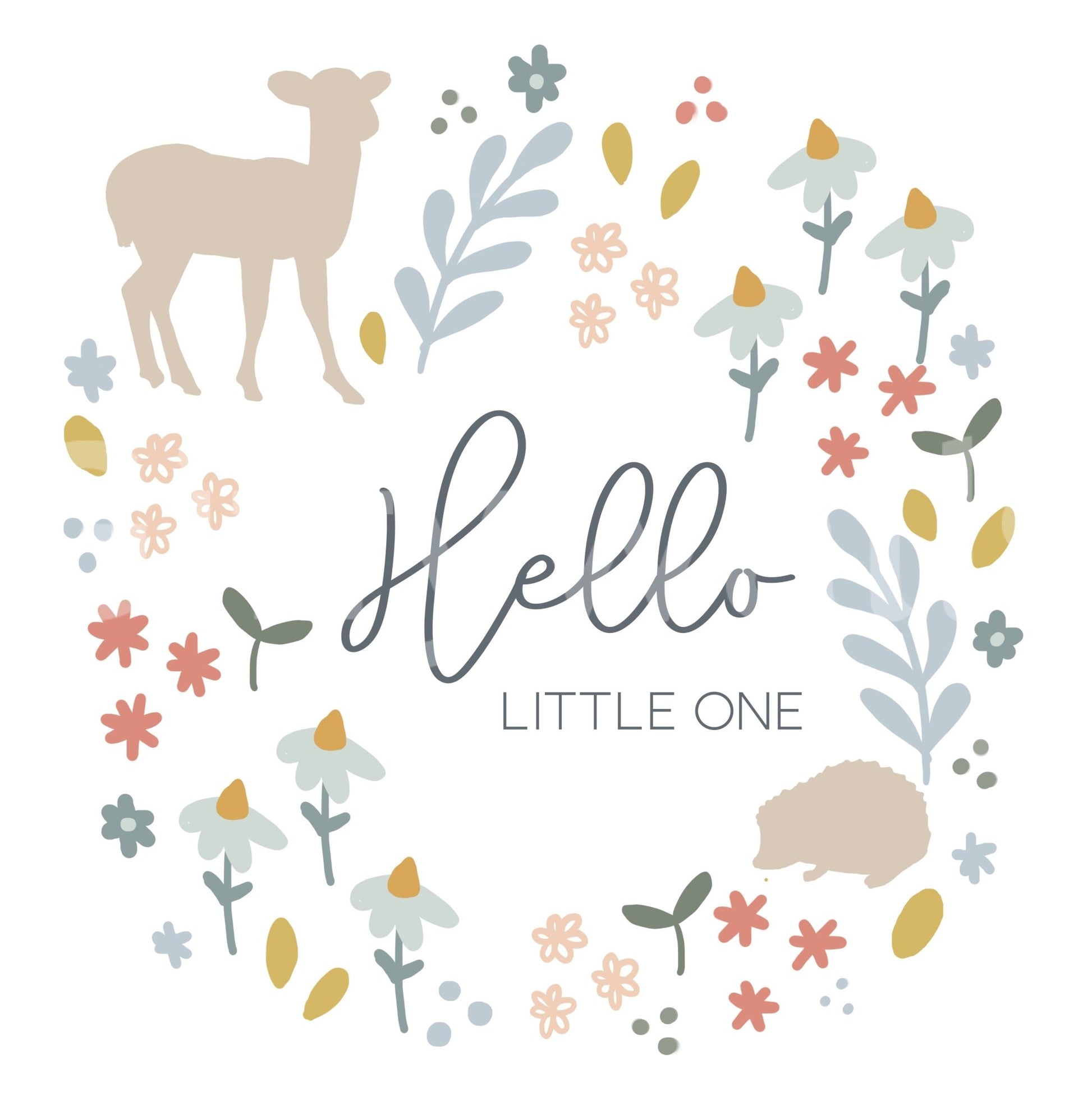 Whimsical Forest-Themed Mural for Baby Nursery