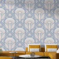 Light pastel gothic wallpaper for walls

