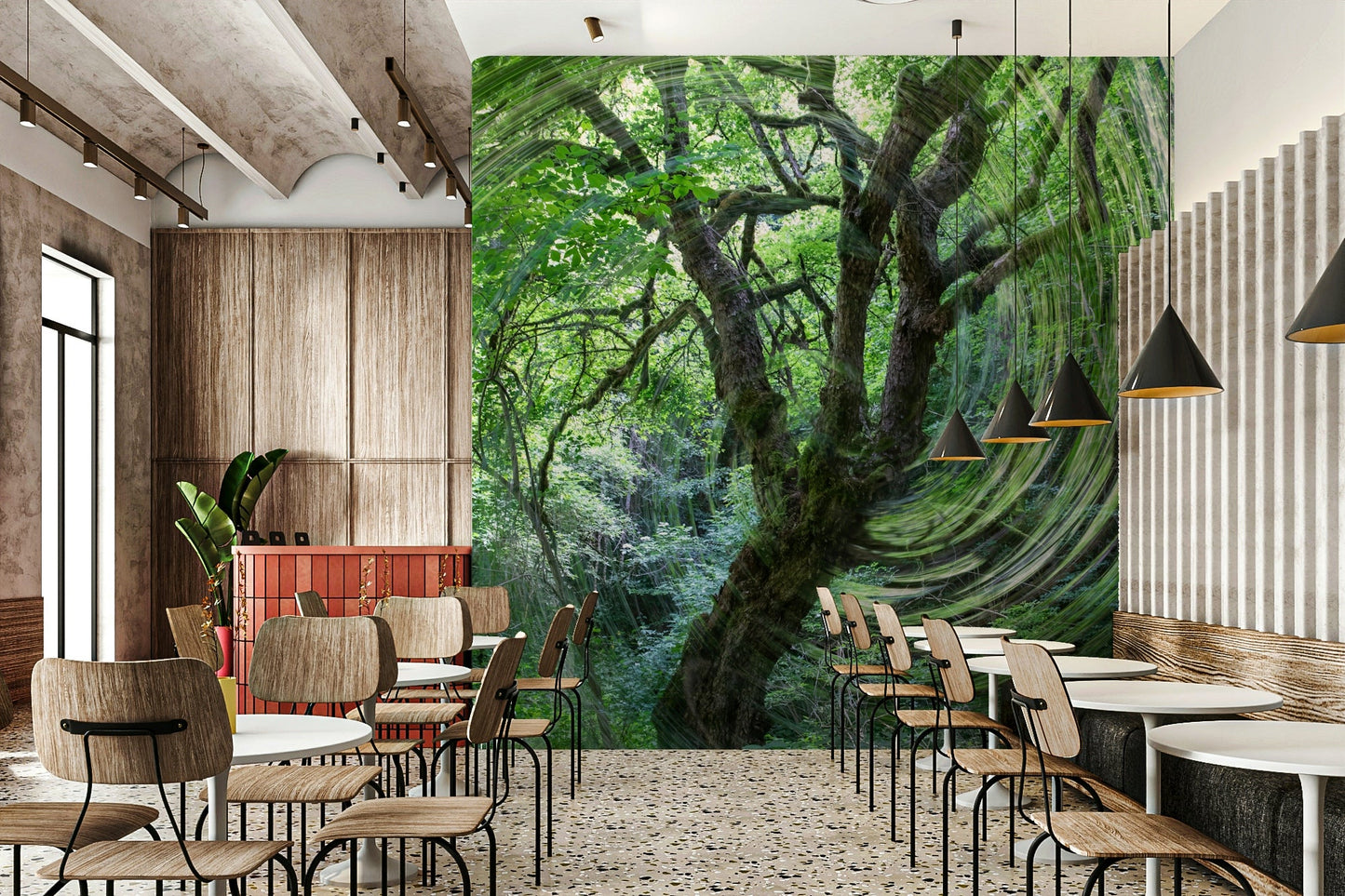 Contemporary and unique design.

