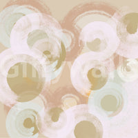 Whisper Brush Ovals wall mural with gentle layered oval patterns
