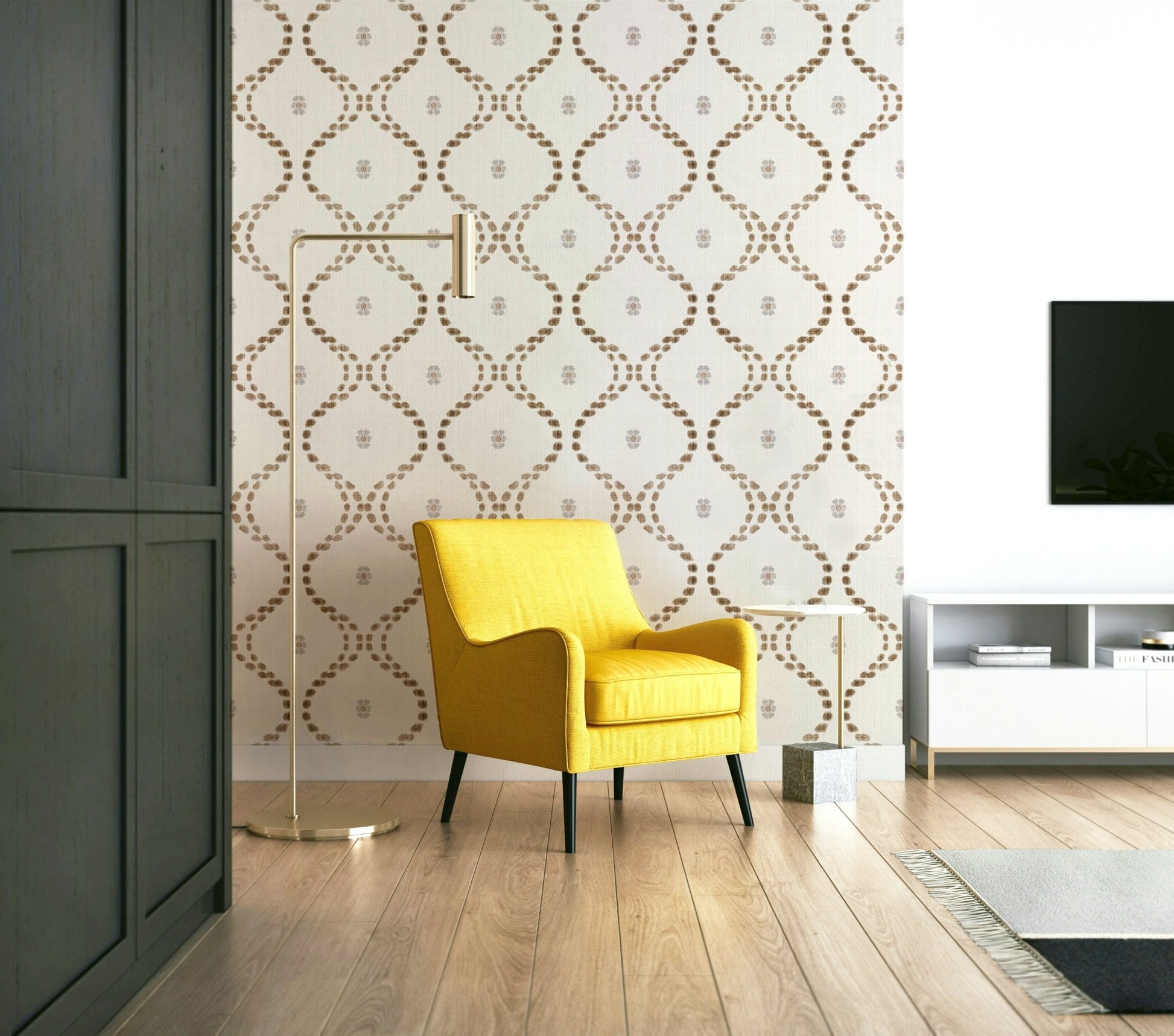 Abstract trails wallpaper for peaceful spaces, GD932
