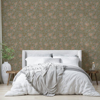 Wallpaper for walls with floral print

