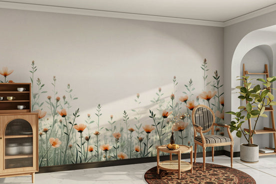 A wall mural of a cosmic landscape. GD3567

