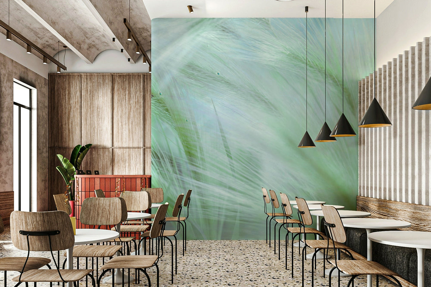 The composition is balanced and uncluttered.


