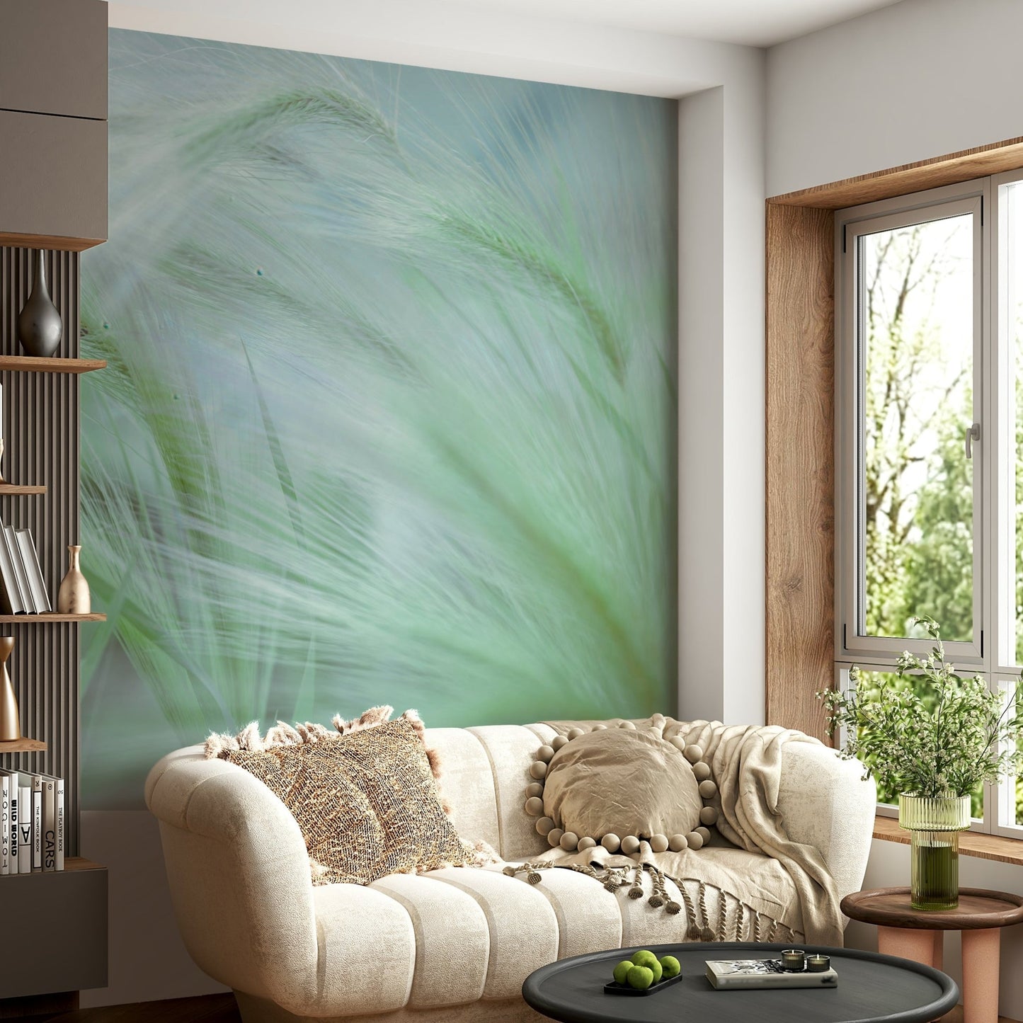 The design feels graceful and peaceful.

