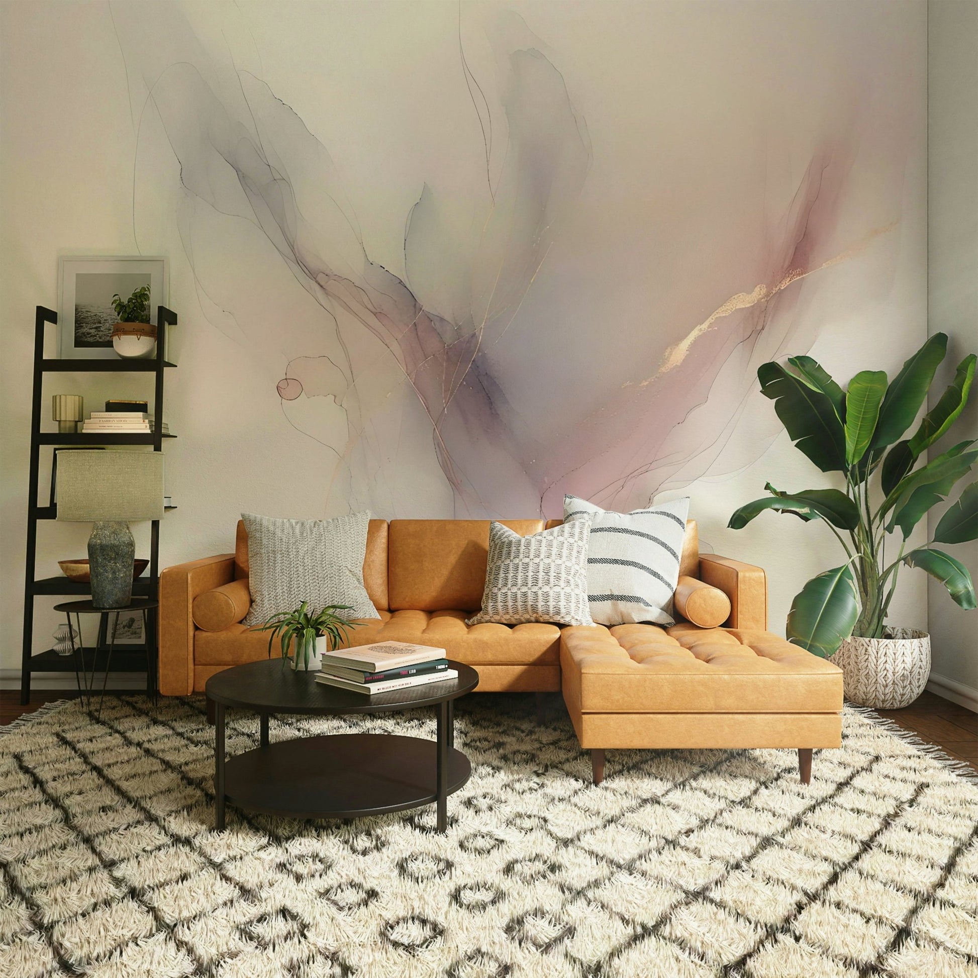 Subtle & Stylish Whispering Hues Wall Mural

