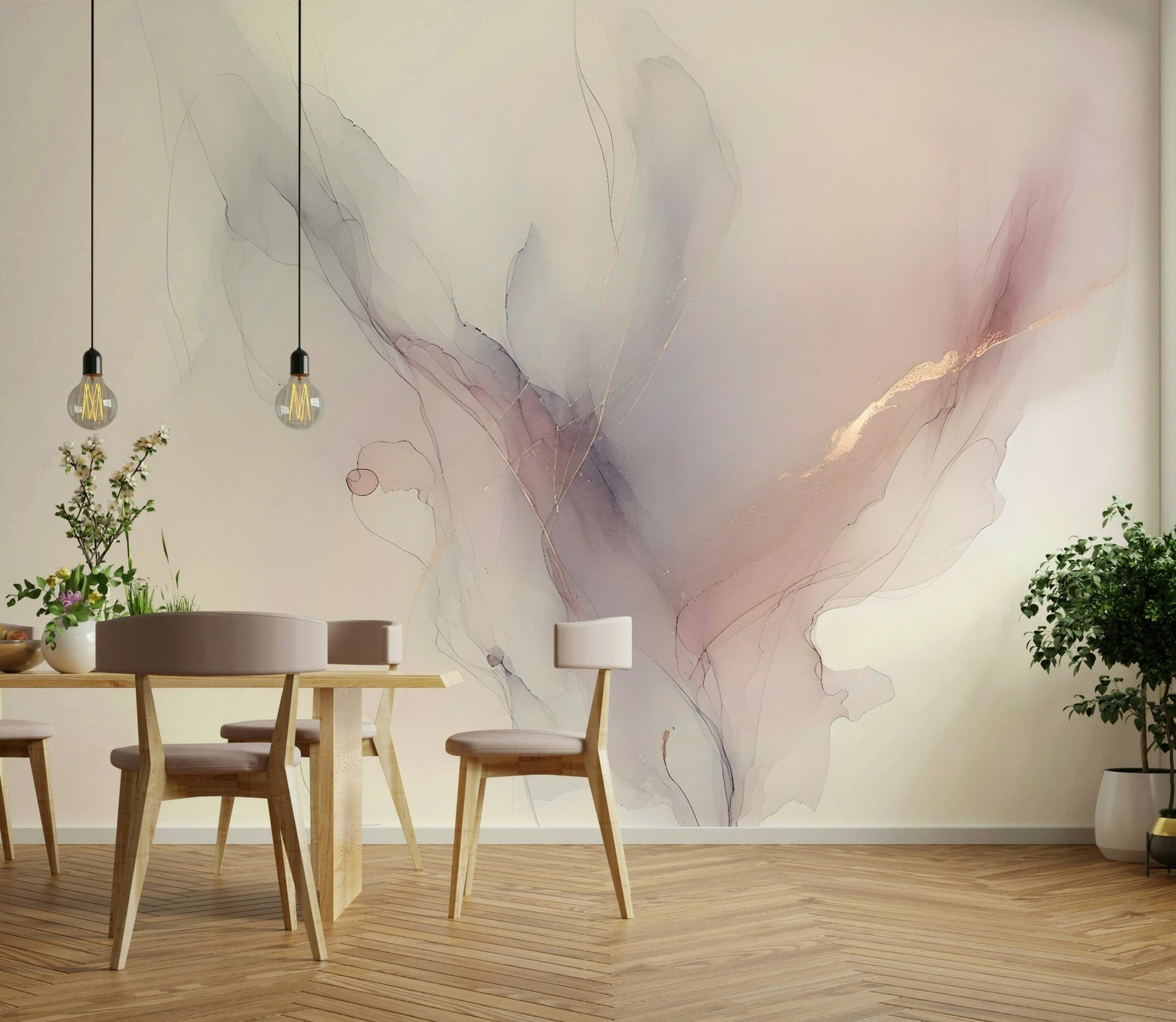 Whispering Hues Mural Adds Calm to Your Space

