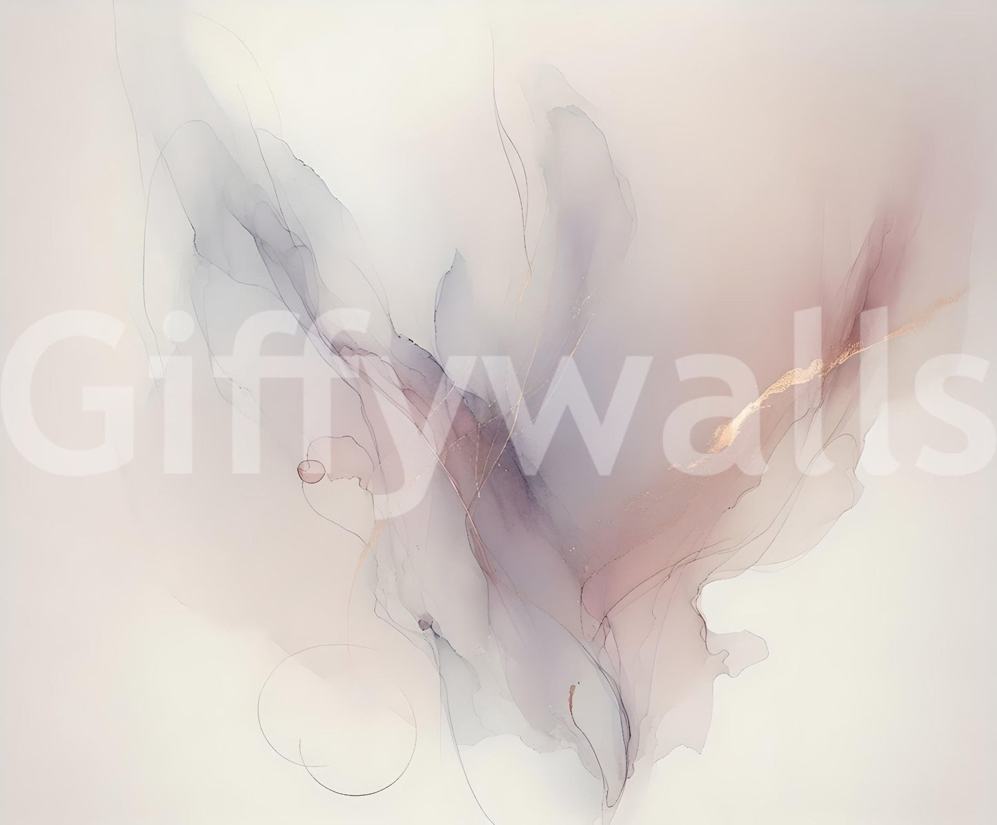 Whispering Hues Mural – Elegant Wall Decor


