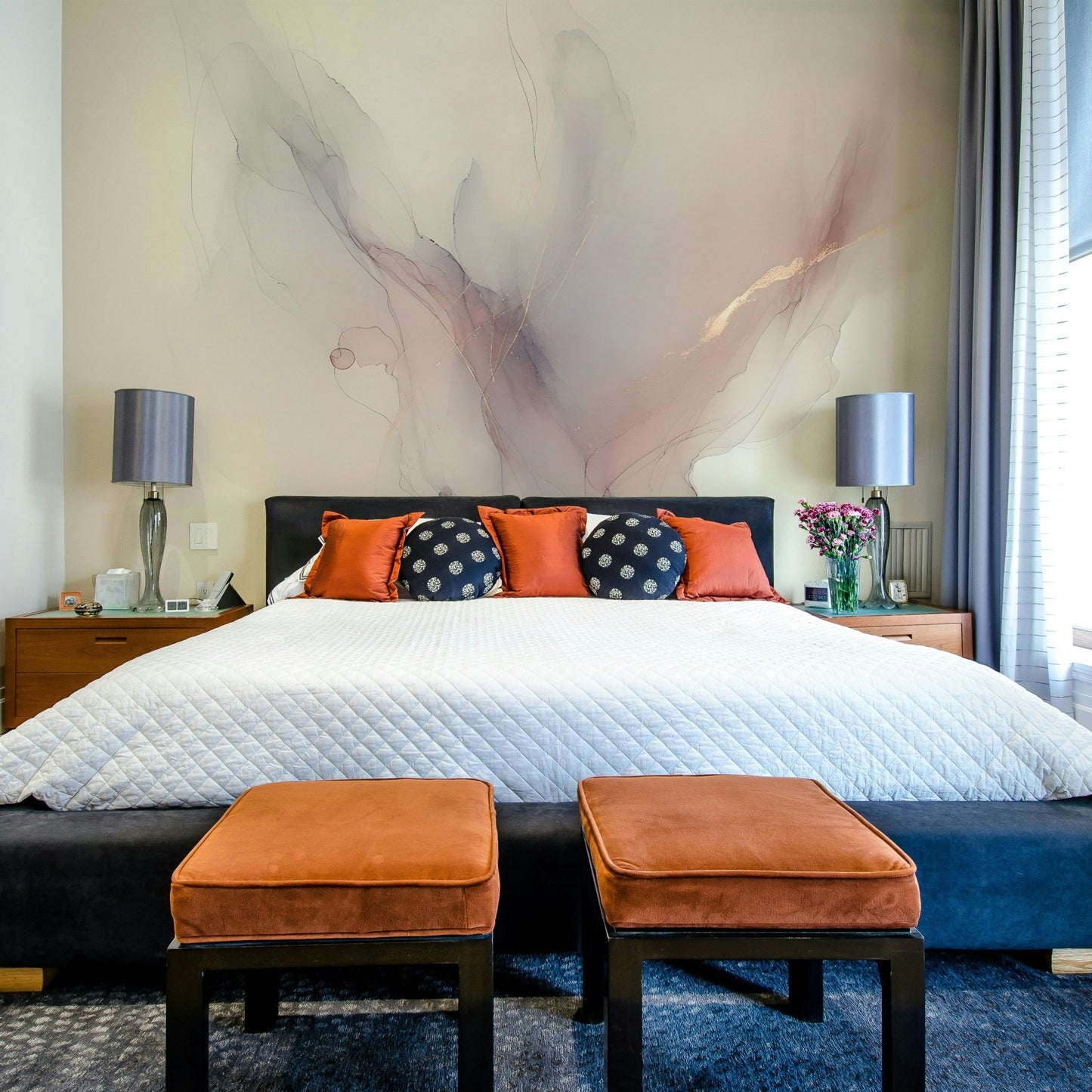 Enhance Your Walls with Whispering Hues Mural

