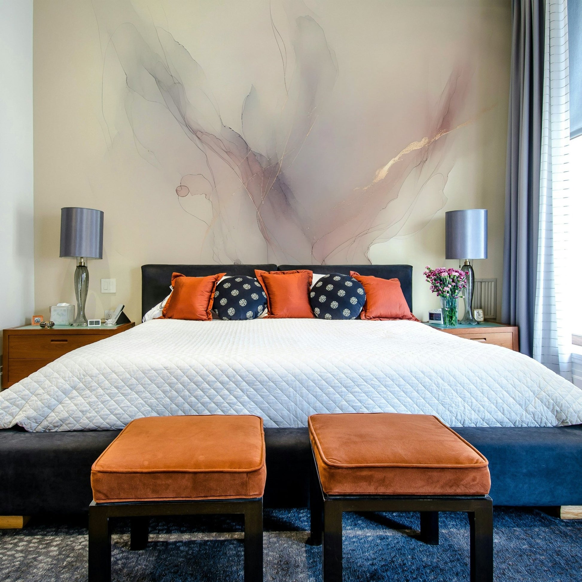 Enhance Your Walls with Whispering Hues Mural

