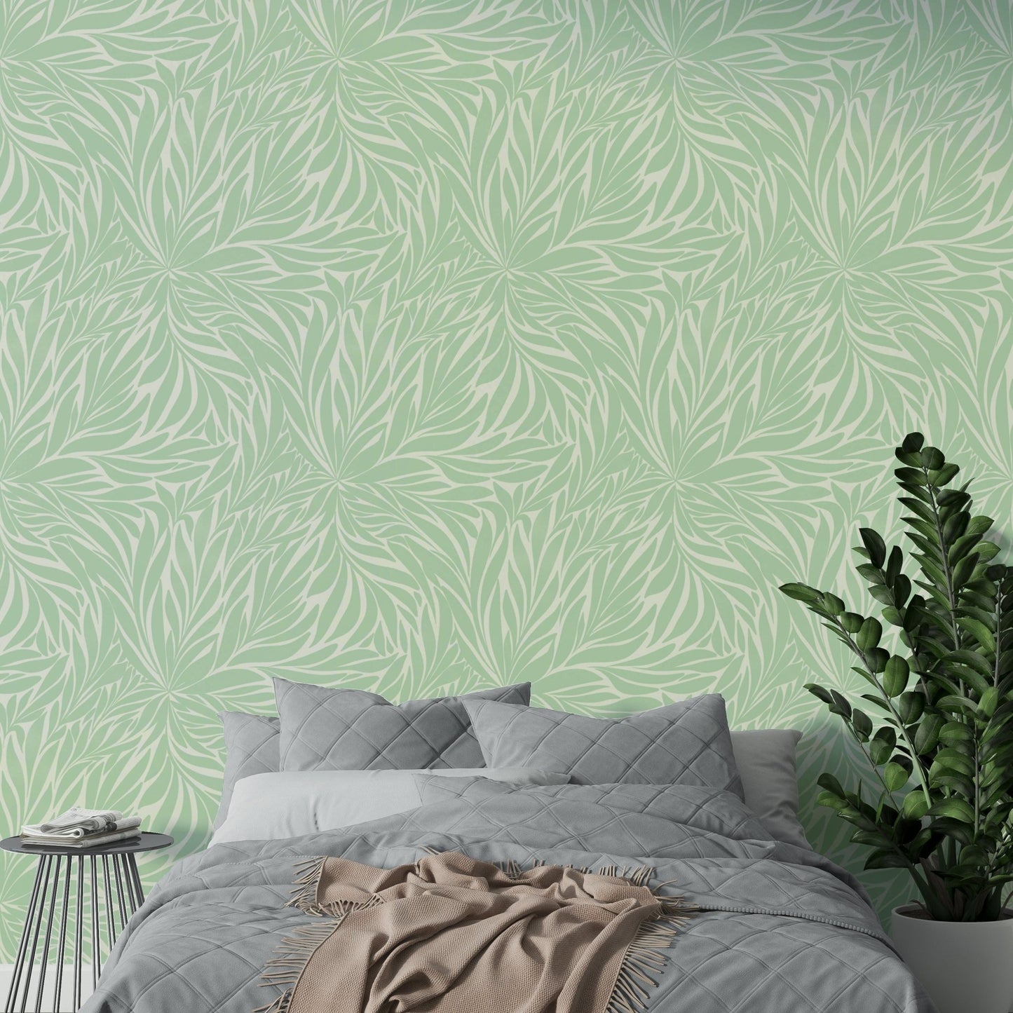 Whisper-inspired leafy wall design

