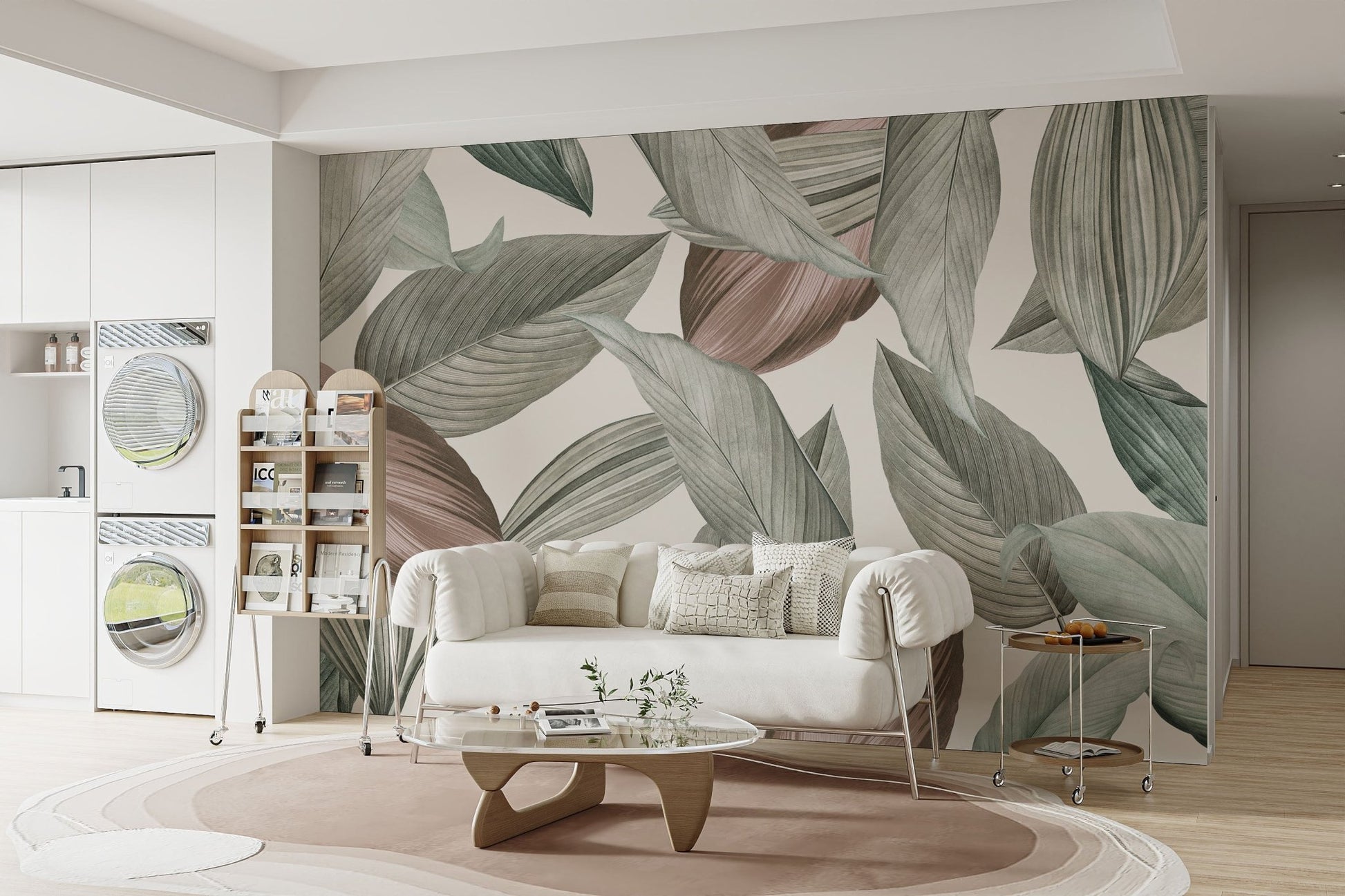 Whispering Leaves Wallpaper Mural - Giffywalls C194