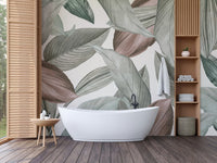 Serene whispering leaves wall mural C194