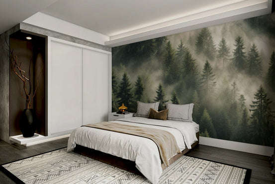 Whispering pine trees wall mural GD302

