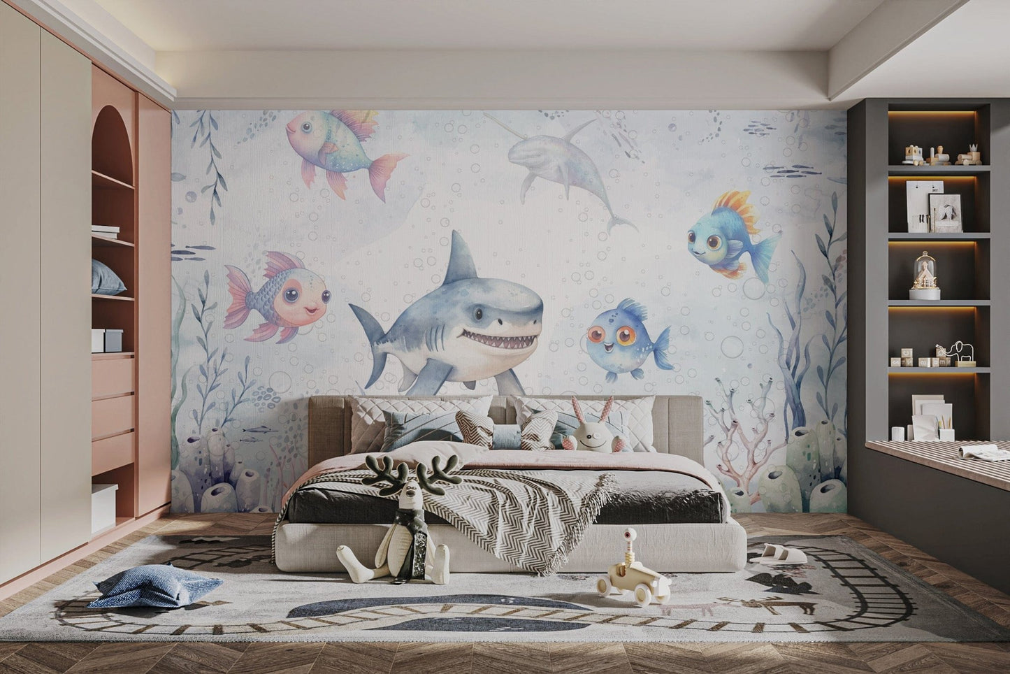 Whispering Pines Landscape Wallpaper