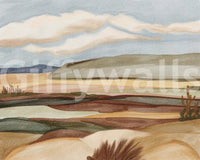Peaceful wallpaper mural for walls with natural theme

