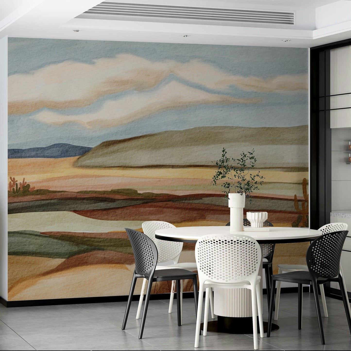 Soft desert dunes wallpaper for walls

